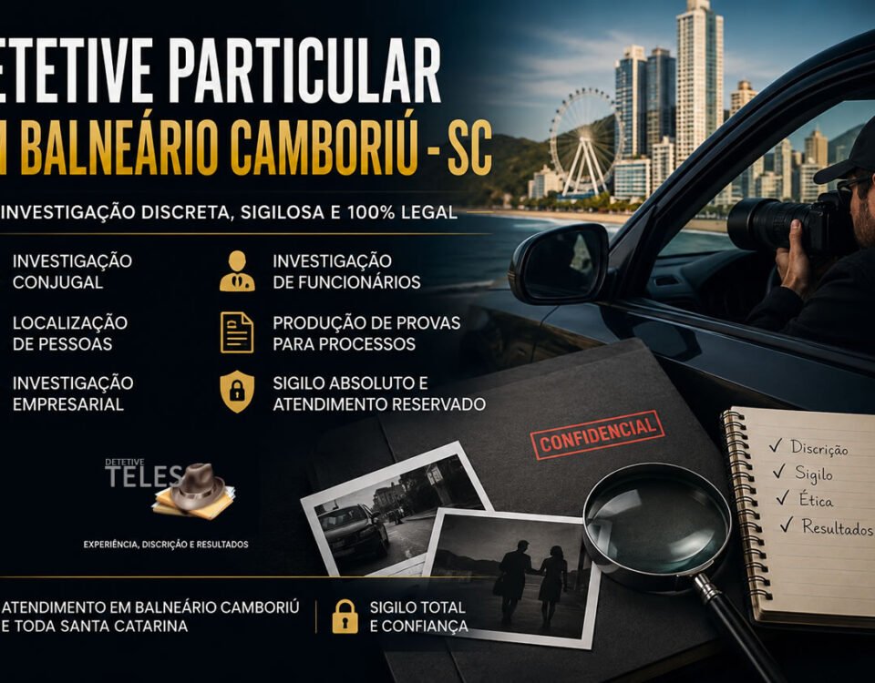 Detetive Particular em Balneário Camboriú-SC