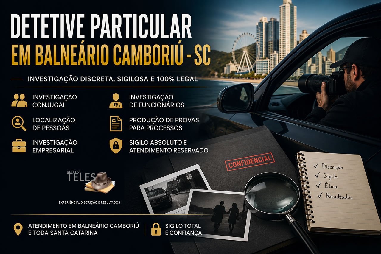 Detetive Particular em Balneário Camboriú-SC