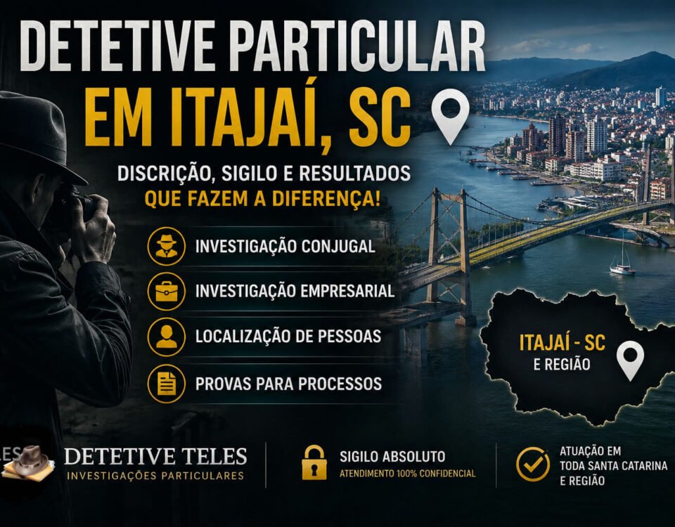 Detetive Particular em Itajaí, SC