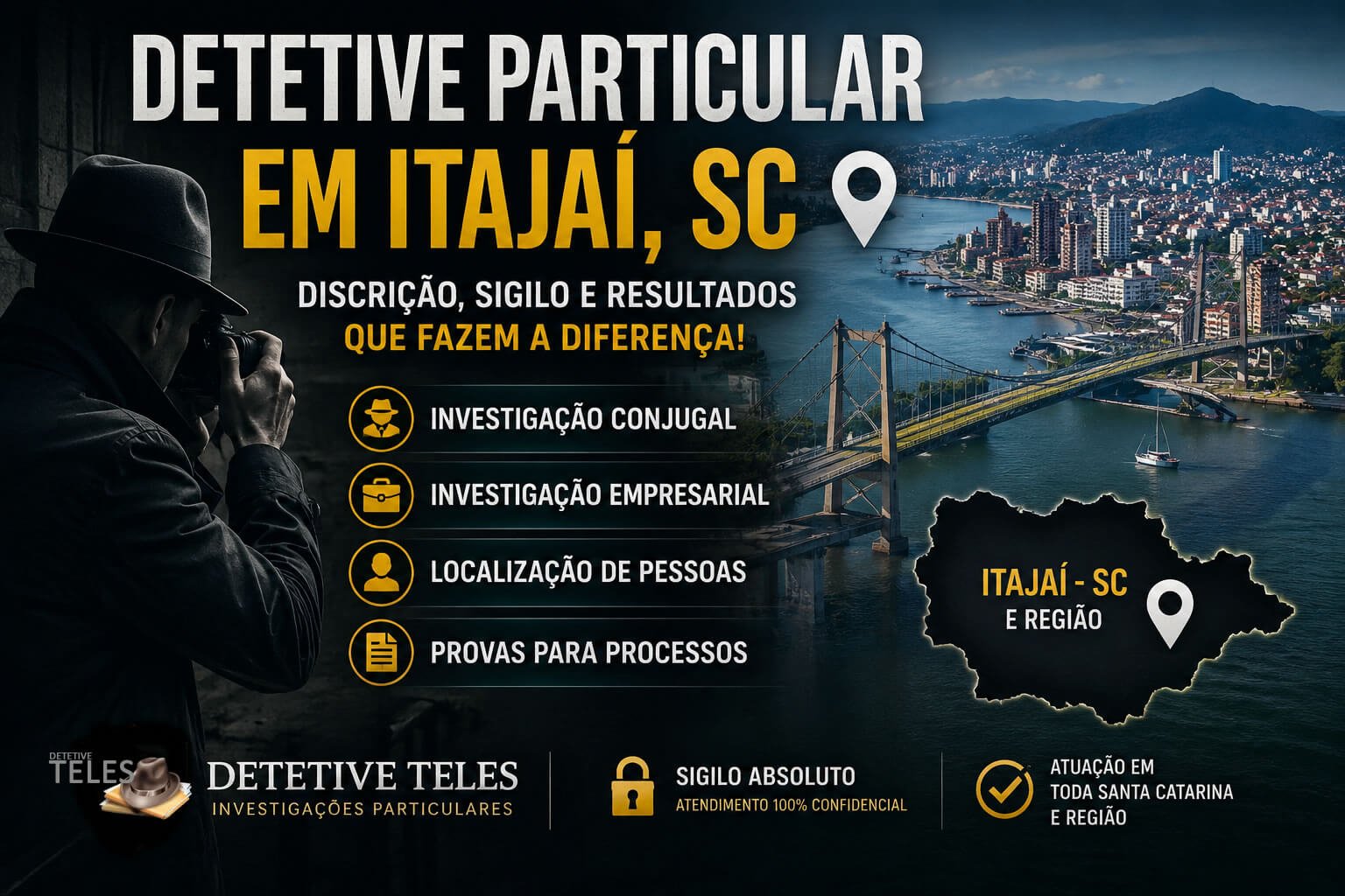 Detetive Particular em Itajaí, SC
